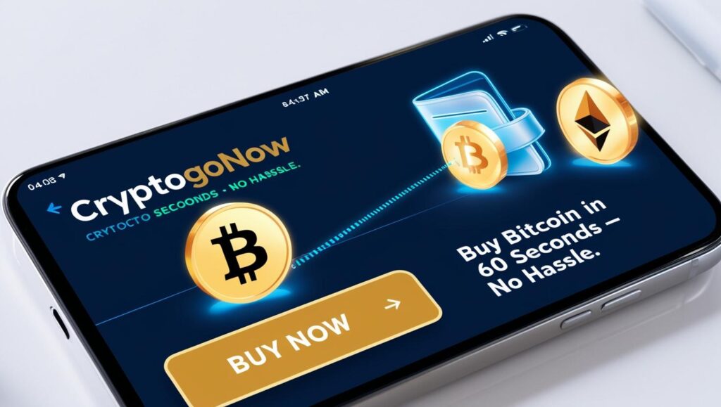 User completing KYC verification on Cryptogonow.com