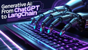 Comparison chart of ChatGPT vs LangChain capabilities in Python-based AI development